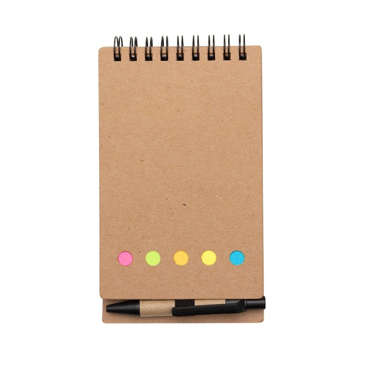 Bloco de Anotações com Caneta e Post-it Personalizado Frete Grátis - Mínimo 100