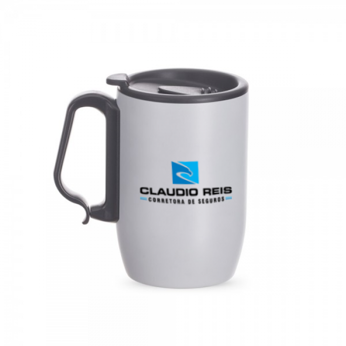 Caneca Inox 380 ml Personalizada Frete Grátis - Mínimo 10