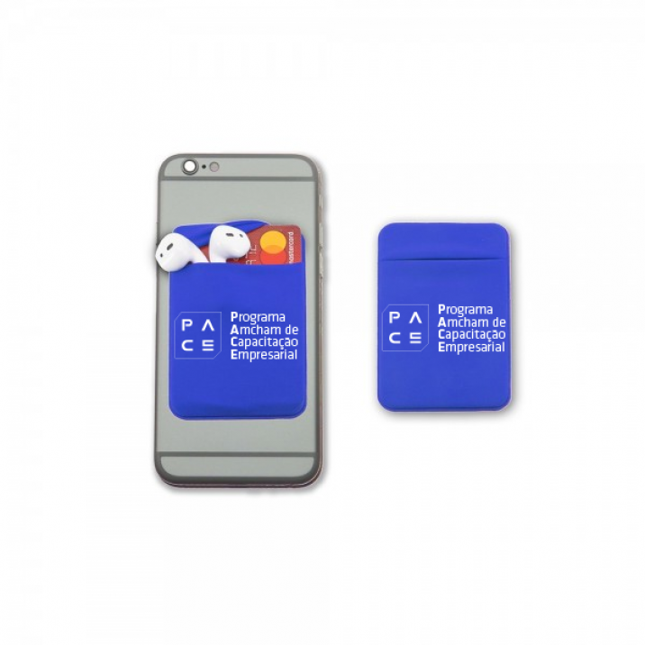 Adesivo Porta Cartão de Lycra para Celular Personalizado Frete Grátis - Mínimo 200