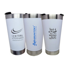 Copo Térmico com Abridor 500 ml Personalizado com Sua Logo