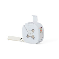 Cabo USB Retrátil 3 em 1 Personalizado Frete Grátis - Mínimo 30