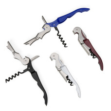 Saca Rolhas Metal com 2 Estágios Personalizado Frete Grátis - Mínimo 50