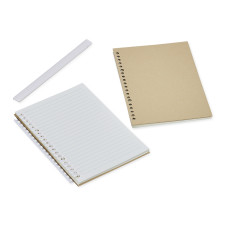 Caderno A5 14 x 21 cm Kraft Personalizado Frete Grátis - Mínimo 20