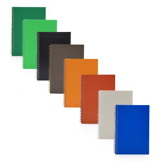 Caderno A5 15 x 21 cm Plástico Personalizado Frete Grátis - Mínimo 50