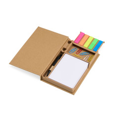 Bloco de Anotações com Autoadesivos e Caneta Personalizado Frete Grátis - Mínimo 30