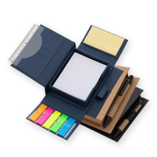 Bloco de Anotações com Caneta e Autoadesivo Personalizado Frete Grátis - Mínimo 15