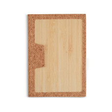 Caderneta em Bambu Personalizada Frete Grátis - Mínimo 30