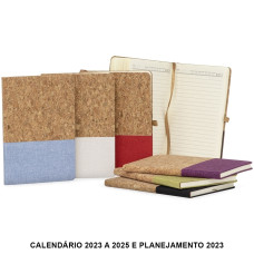 Caderneta Cortiça Personalizada Frete Grátis - Mínimo 50