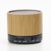 Caixa de Som Bambu com Microfone Personalizada Frete Grátis - Mínimo 10