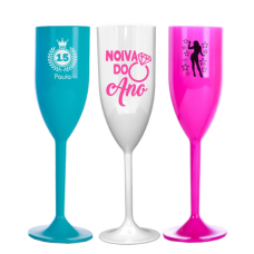 Taça de Champagne 160 ml Personalizada Frete Grátis – Mínimo 200