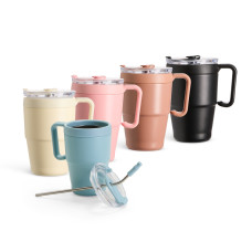 Caneca Térmica 600 ml Personalizada Frete Grátis - Mínimo 20