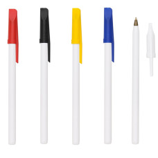 Caneta Plástica Personalizada Frete Gráis - Mínimo 500