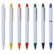 Caneta Plástica Personalizada Frete Grátis - Mínimo 500