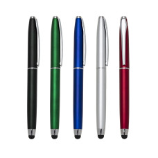 Caneta Plástica Touch Personalizada Frete Grátis - Mínimo 200