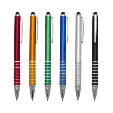 Caneta Plástica Touch personalizada Frete Grátis - Mínimo 200