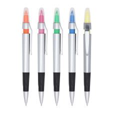 Caneta Plástica Marca Texto Personalizada com Frete Grátis - Mínimo 200