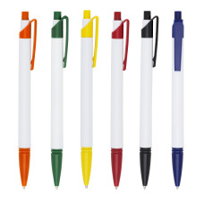Caneta Plástica Personalizada Frete Grátis - Mínimo 500