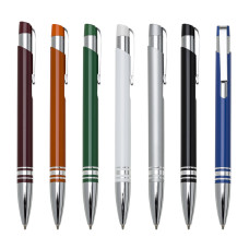 Caneta Semi-Metal Personalizada e Frete Grátis - Mínimo 100