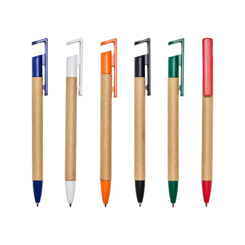 Caneta Ecológica com Suporte para Celular Personalizada - Mínimo 500 Caneta Ecológica com Suporte para Celular Personalizada - Mínimo 500