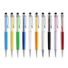 Caneta Plástica Touch Personalizada Frete Grátis - Mínimo 200