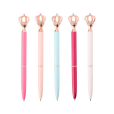 Caneta Metal Coroa Personalizada Frete Grátis - Mínimo 150