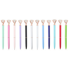 Caneta Metal Diamante Personalizada Frete Grátis - Mínimo 200