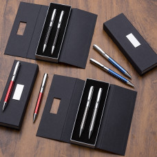 Conjunto Caneta e Lapiseira Metal Personalizado Frete Grátis - Mínimo 20