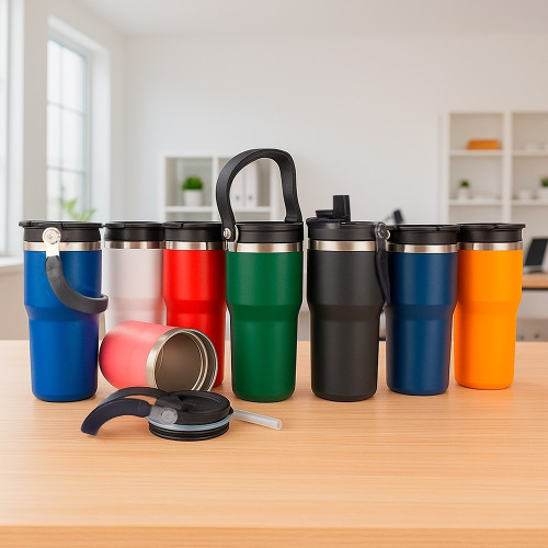 Copo Térmico 600 Ml Personalizado Frete Grátis - Mínimo 15 Copo Térmico 600 Ml Personalizado Frete Grátis - Mínimo 15