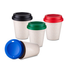 Copo Fibra de Arroz 350ml Personalizado Frete Grátis - Mínimo 100