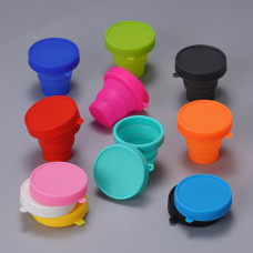 Copo Retrátil de Silicone 150 ml Personalizado Frete Grátis - Mínimo 100