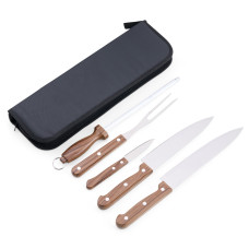 Kit Churrasco 5 Peças Personalizado Frete Grátis  - Mínimo 15