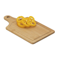 Tábua de Bambu com Canaleta 33 x 18 cm Personalizada Frete Grátis - Mínimo 50