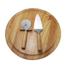 Kit Pizza 3 Peças com Tábua Personalizado Frete Grátis - Mínimo 15