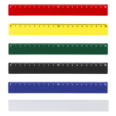 Régua Plástica 20 cm Personalizada Frete Grátis - Mínimo 500