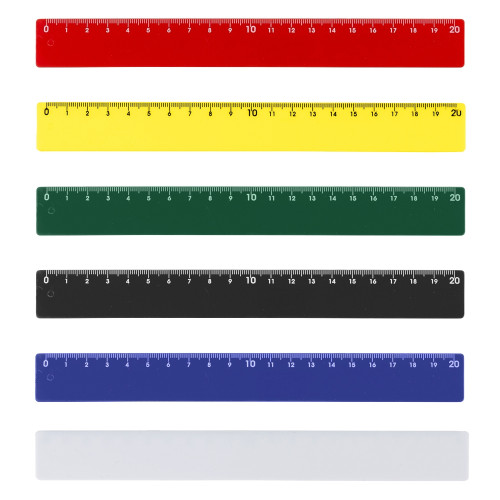 Régua Plástica 20 cm Personalizada Frete Grátis - Mínimo 500 Régua Plástica 20 cm Personalizada Frete Grátis - Mínimo 500