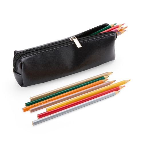 Estojo de Couro Sintético Personalizado Frete Grátis - Mínimo 50 Estojo de Couro Sintético Personalizado Frete Grátis - Mínimo 50