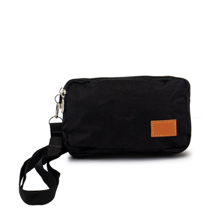 Mini Bolsa Transversal de Nylon Personalizada Frete Grátis - Mínimo 20