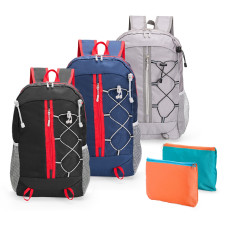 Mochila Dobrável Poliéster 20 Litros Personalizada Frete Grátis - Mínimo 15