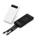 Power Bank 10.000mAh com Lanterna e Multissaídas Personalizado Frete Grátis - Mínimo 10