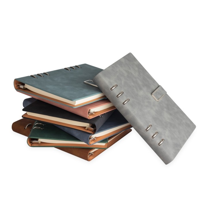 Caderno Fichário PU Personalizado Frete Grátis - Mínimo 30