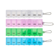 Porta Comprimidos Semanal Plástico Personalizado