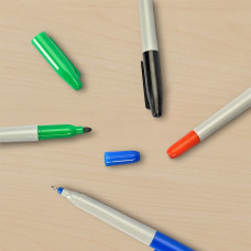 Caneta Marcadora Ponta Dupla Personalizada Frete Grátis - Mínimo 200