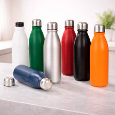 Garrafa de Alumínio 750ml Fosca Personalizada | Brinde Corporativo Premium