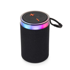 Caixa de Som Bluetooth 5.3 com RGB e TWS Compacta Personalizada | Brinde Corporativo Tecnológico