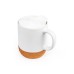 Caneca Porcelana e Cortiça 350 ml Personalizada Frete Grátis - Mínimo 10