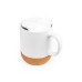 Caneca Porcelana e Cortiça 350 ml Personalizada Frete Grátis - Mínimo 10
