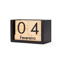 Calendário Permanente Madeira - Mínimo 20