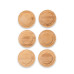 Kit Porta-Copos Bambu 6 Peças - Mínimo 100 Kit Porta-Copos Bambu 6 Peças - Mínimo 100