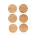 Kit Porta-Copos Bambu 6 Peças - Mínimo 100 Kit Porta-Copos Bambu 6 Peças - Mínimo 100