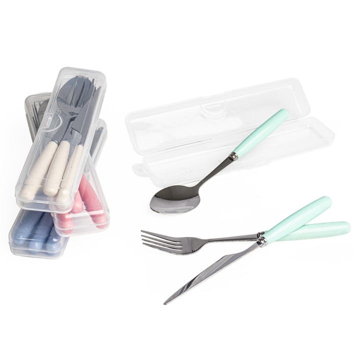 Kit Talheres 3 Peças Personalizado Frete Grátis - Mínimo 50